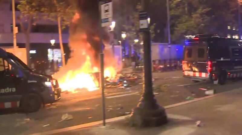 ¿Quién está detrás de los incidentes de Barcelona?